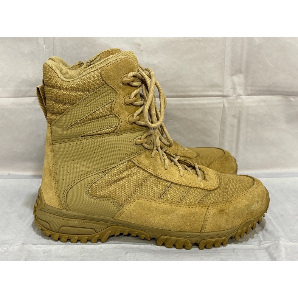 Altama Vengeance SR 8" Men's Military‎ Tactical Side Zip Boots Tan Lace Up 12W
